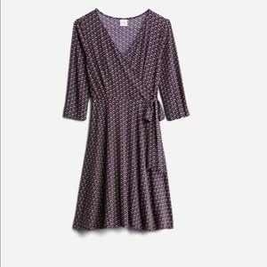 Kaileigh faux wrap dress